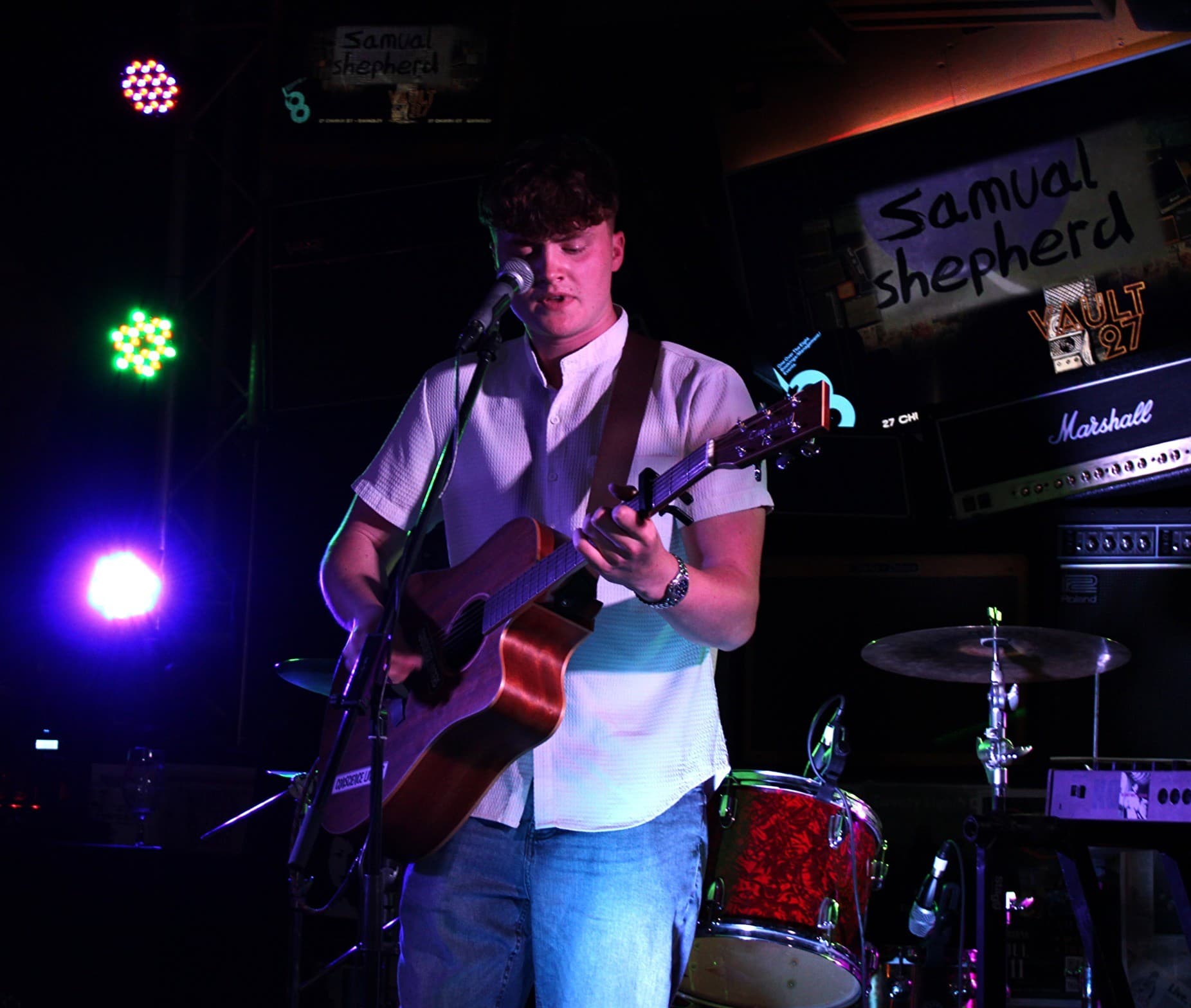 Samual Shepherd live on the Vault 27 stage